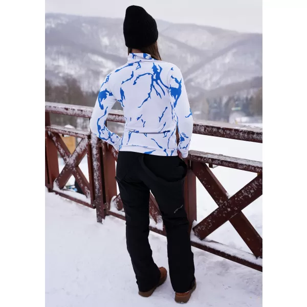  Premium cu hanoracte termo funcțional pentru femei ALTISPORT VOJ/ALW052TER03 ALB 