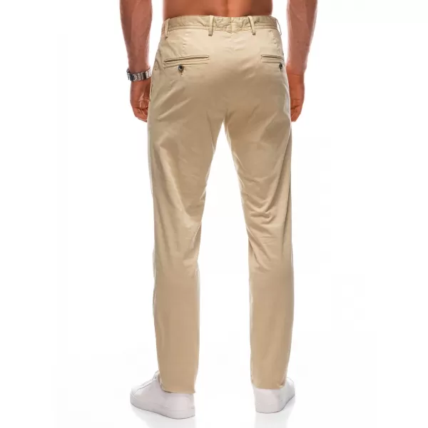  Pantaloni EDOTI P1359 BEJ ÎNTUNECAT 