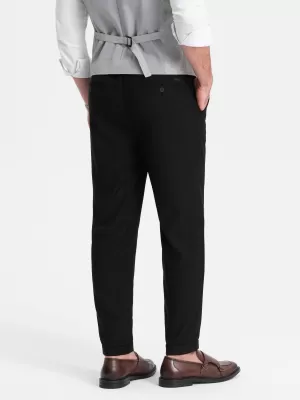 Pantaloni OMBRE OM-PACP-0157 NEGRU