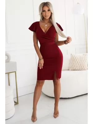 Rochie NUMOCO NINA 479-7 BURGUNDIA