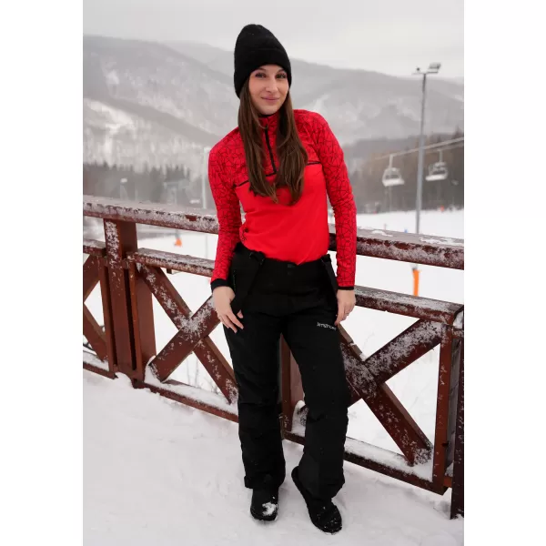  Premium cu hanoracte termo funcțional pentru femei ALTISPORT VOJ/ALW053TER03 ROŞU 