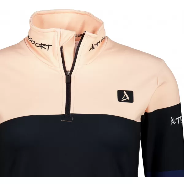  Premium cu hanoracte termo funcțional pentru femei ALTISPORT VOJ/ALW051TER03 PORTOCALIU/ALBASTRU 