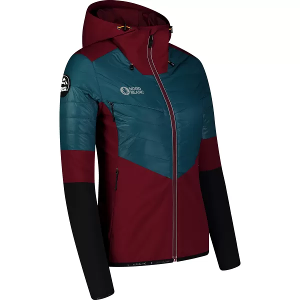  Geaca sport de dama NORDBLANC ICEBERGS NBWJL8112 BURGUNDIA 