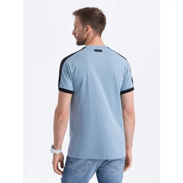 Cămaşă OMBRE S1632 ALBASTRU 