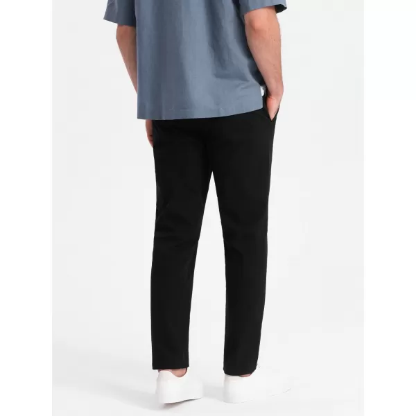  Pantaloni OMBRE OM-PACP-0186 NEGRU 