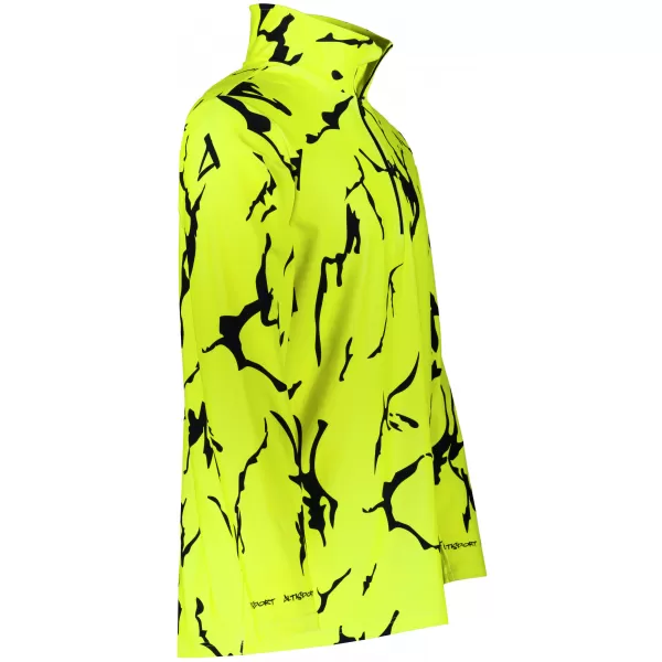  Premium cu hanorac termo funcțional pentru bărbați ALTISPORT VOJ/ALM052TER03 NEON VERDE 