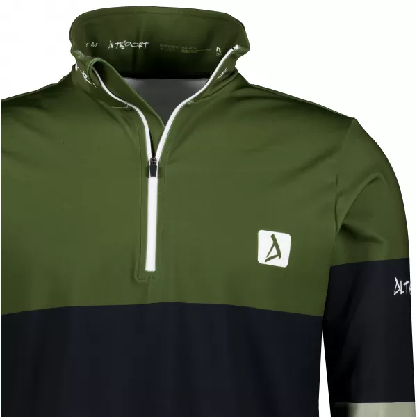  Premium cu hanorac termo funcțional pentru bărbați ALTISPORT VOJ/ALM051TER03 KAKI 
