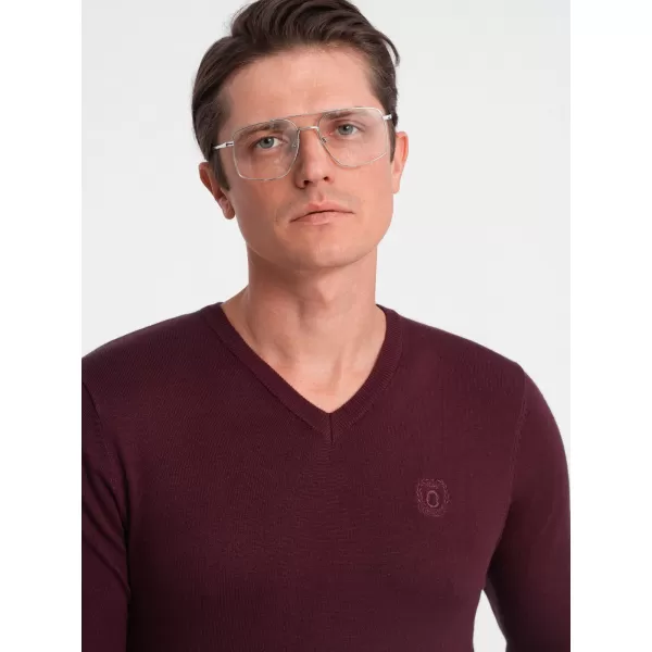  Pulover pentru bărbați OMBRE OM-SWBS-0107 MARO 