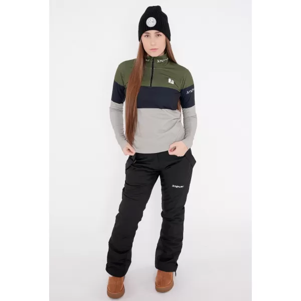  Premium cu hanoracte termo funcțional pentru femei ALTISPORT VOJ/ALW051TER03 KAKI 