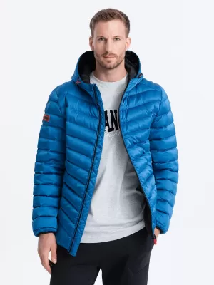Sacou OMBRE OM-JALP-0121 ALBASTRU INTENS