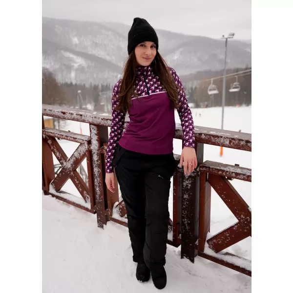  Premium cu hanoracte termo funcțional pentru femei ALTISPORT VOJ/ALW048TER03 VIOLET 