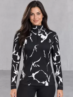 Premium cu hanoracte termo funcțional pentru femei ALTISPORT VOJ/ALW052TER03 NEGRU