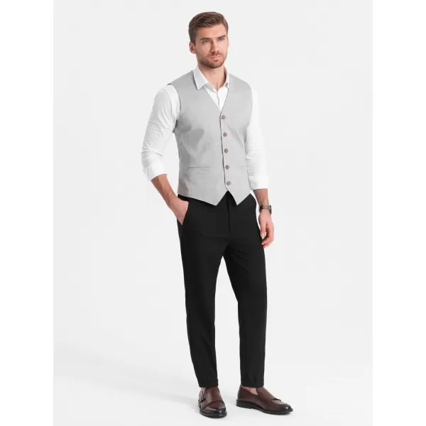  Pantaloni OMBRE OM-PACP-0157 NEGRU 