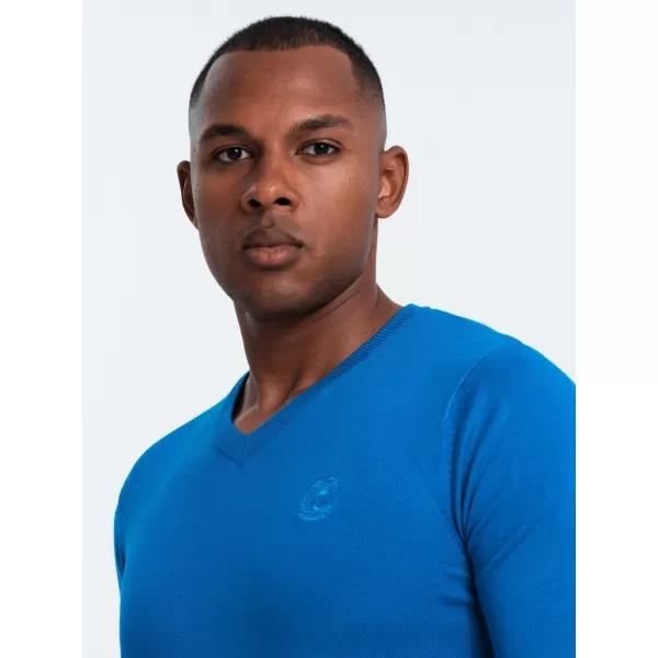  Pulover pentru bărbați OMBRE OM-SWBS-0107 ALBASTRU 
