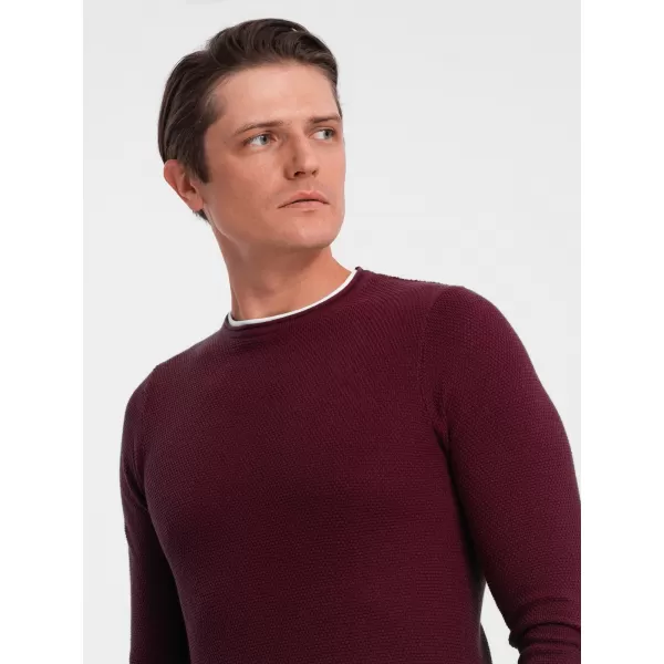  Pulover pentru bărbați OMBRE OM-SWSW-0103 MARO 