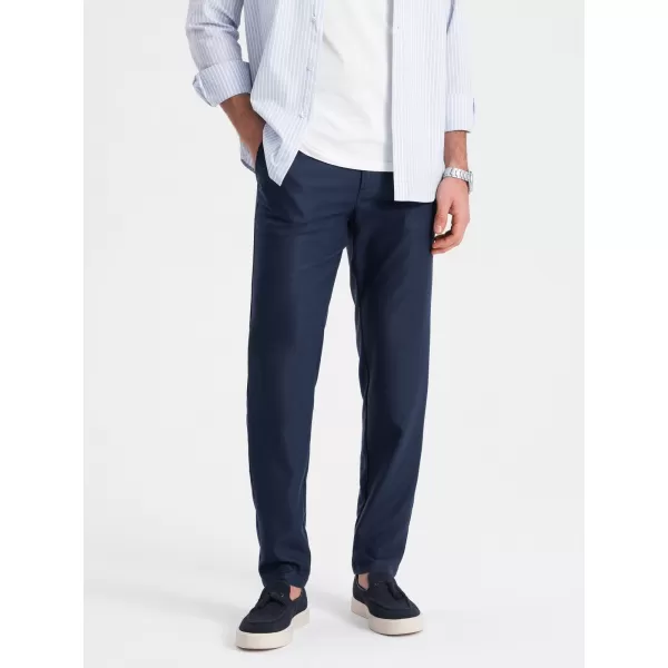  Pantaloni OMBRE OM-PACP-0182 ALBASTRU MARIN 