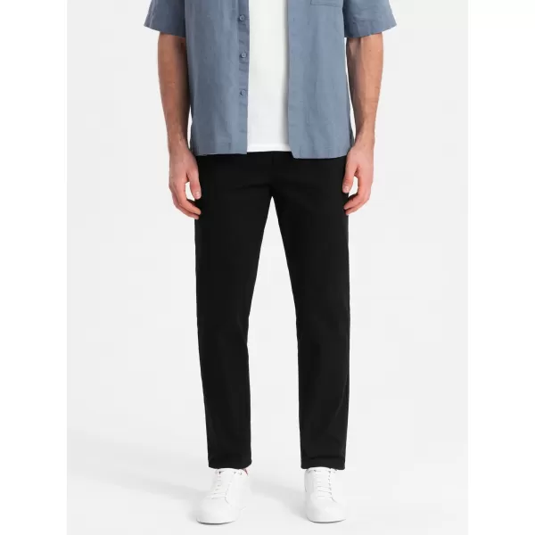  Pantaloni OMBRE OM-PACP-0186 NEGRU 