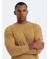 Tricou pentru bărbați cu mânecă lungă OMBRE OM-LSBL-0106 MUŞTAR