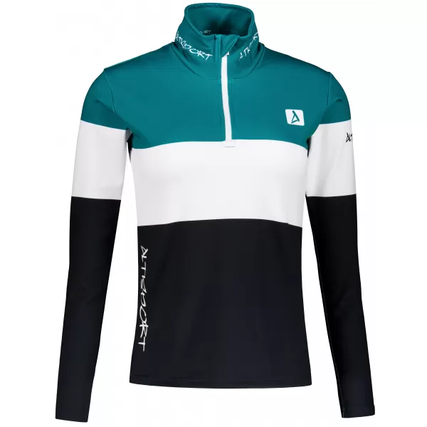  Premium cu hanoracte termo funcțional pentru femei ALTISPORT VOJ/ALW051TER03 KEROSEN-NEGRU 