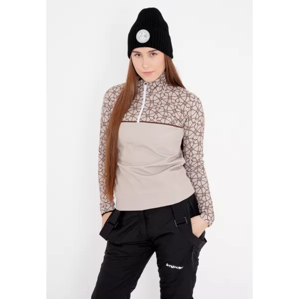 Premium cu hanoracte termo funcțional pentru femei ALTISPORT VOJ/ALW053TER03 MARO 
