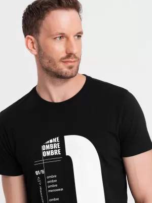 Cămaşă OMBRE OM-TSPT-0166 NEGRU