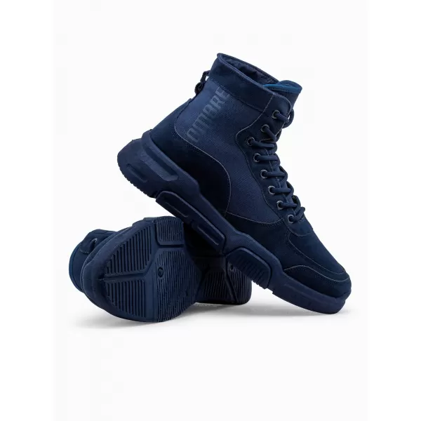  Pantofi pentru bărbați OMBRE OM-FOBO-0122 ALBASTRU MARIN 