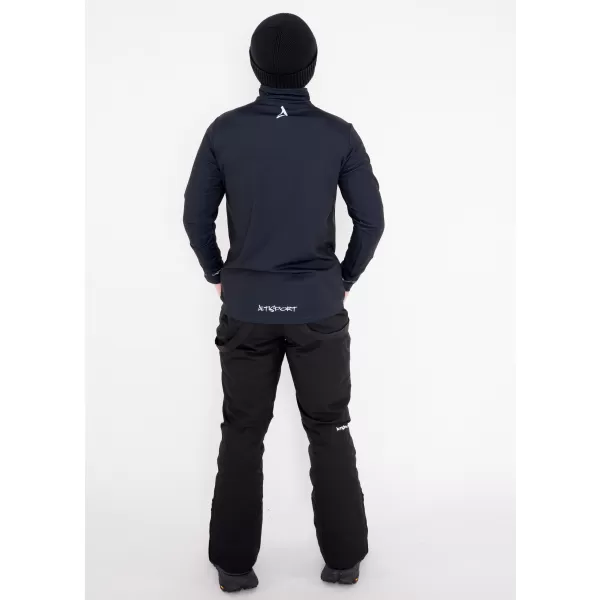  Premium cu hanorac termo funcțional pentru bărbați ALTISPORT VOJ/ALM000TER03 NEGRU 