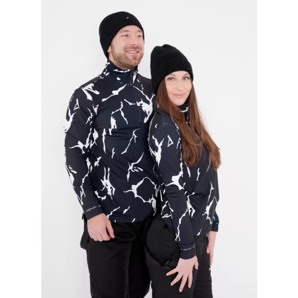  Premium cu hanorac termo funcțional pentru bărbați ALTISPORT VOJ/ALM052TER03 NEGRU 