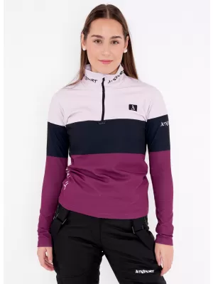 Premium cu hanoracte termo funcțional pentru femei ALTISPORT VOJ/ALW051TER03 BURGUNDIA