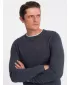 Pulover pentru bărbați OMBRE OM-SWSW-0103 MELANGE ALBASTRU BLEUMARIN