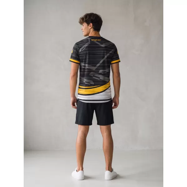  Tricou funcțional premium pentru bărbați ALTISPORT VOJ/ALM046TR01 NEGRU 
