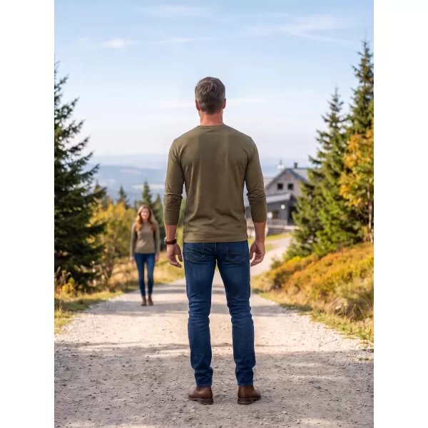  Tricou pentru bărbați BRANDIT BD4205 MĂSLINE 