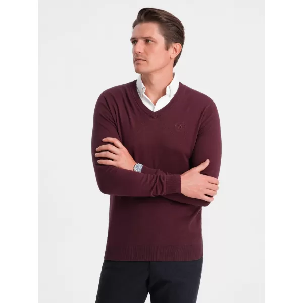  Pulover pentru bărbați OMBRE OM-SWSW-0102 MARO 