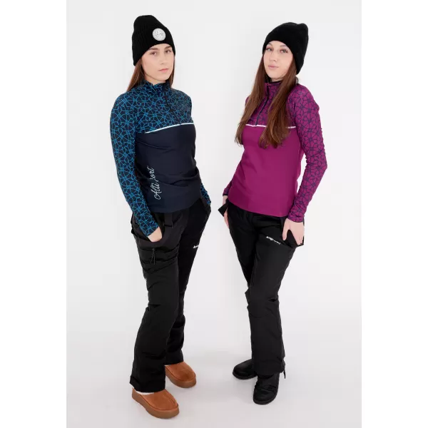  Premium cu hanoracte termo funcțional pentru femei ALTISPORT VOJ/ALW053TER03 VIOLET 