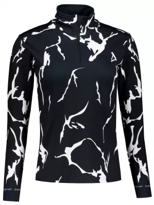Premium cu hanoracte termo funcțional pentru femei ALTISPORT VOJ/ALW052TER03 NEGRU