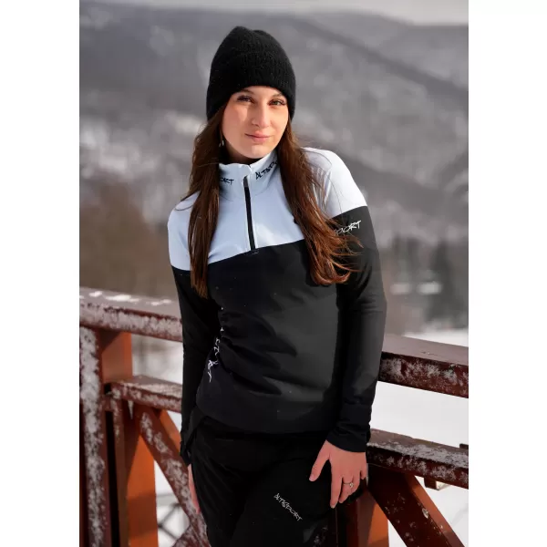  Premium cu hanoracte termo funcțional pentru femei ALTISPORT VOJ/ALW051TER03 ALBASTRU CERESC 