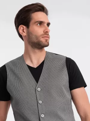 Vestă OMBRE OM-BLZV-0111 GRI