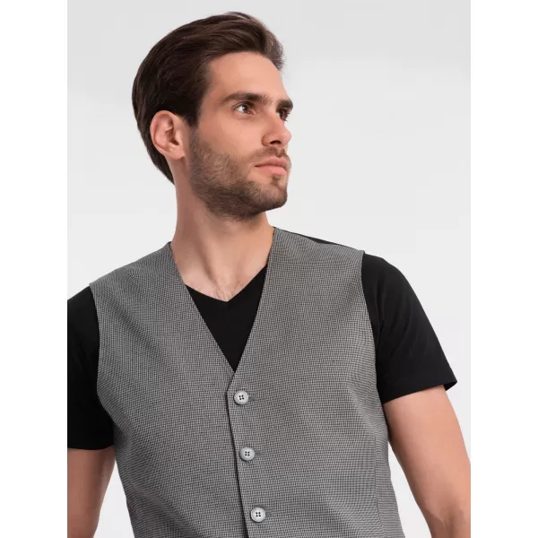  Vestă OMBRE OM-BLZV-0111 GRI 