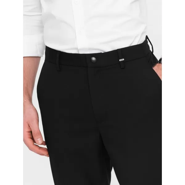  Pantaloni OMBRE OM-PACP-0157 NEGRU 