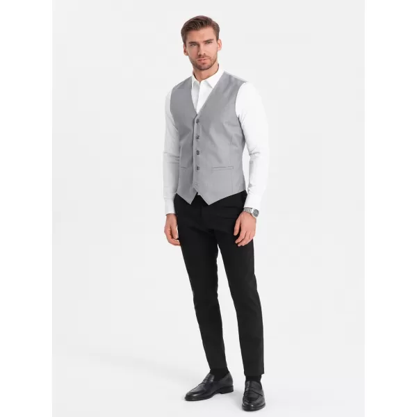  Vestă OMBRE OM-BLZV-0112 GRI 