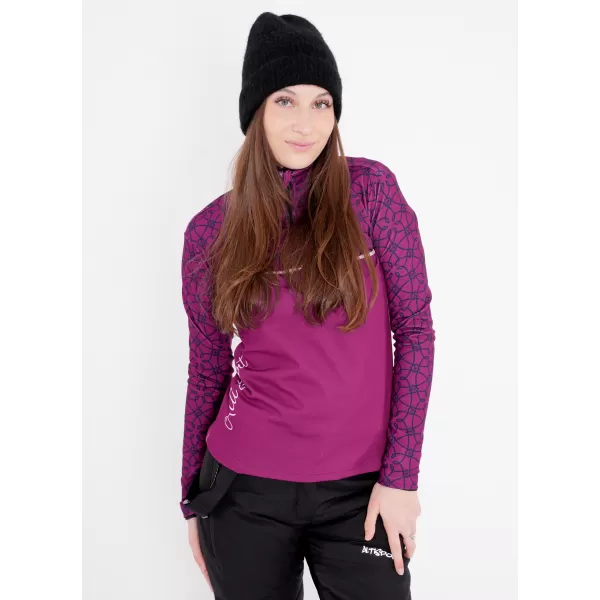  Premium cu hanoracte termo funcțional pentru femei ALTISPORT VOJ/ALW053TER03 VIOLET 