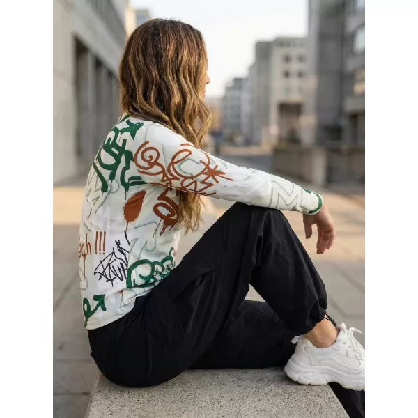  Premium cu hanoracte termo funcțional pentru femei ALTISPORT VOJ/ALW054TER03 VERDE -BROWN 