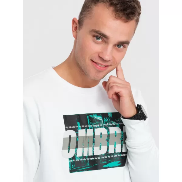  Panoul pentru bărbați OMBRE OM-SSPS-0156 ALB 