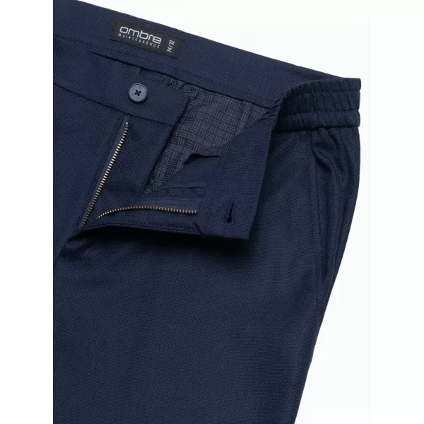  Pantaloni OMBRE OM-PACP-0182 ALBASTRU MARIN 