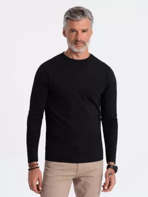 Cămaşă OMBRE OM-LSBL-0106 NEGRU