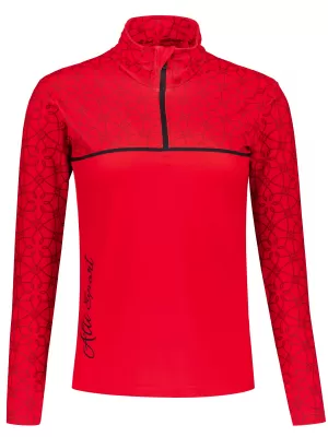 Premium cu hanoracte termo funcțional pentru femei ALTISPORT VOJ/ALW053TER03 ROŞU
