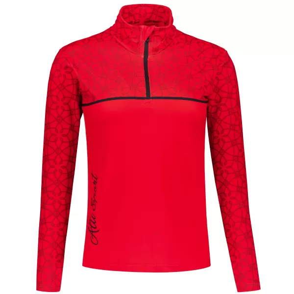  Premium cu hanoracte termo funcțional pentru femei ALTISPORT VOJ/ALW053TER03 ROŞU 