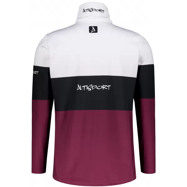  Premium cu hanorac termo funcțional pentru bărbați ALTISPORT VOJ/ALM051TER03 BURGUNDIA 