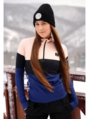 Premium cu hanoracte termo funcțional pentru femei ALTISPORT VOJ/ALW051TER03 PORTOCALIU/ALBASTRU