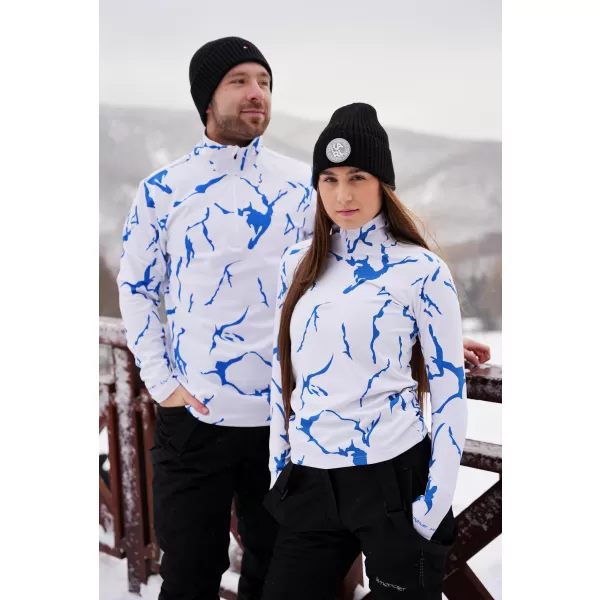  Premium cu hanoracte termo funcțional pentru femei ALTISPORT VOJ/ALW052TER03 ALB 